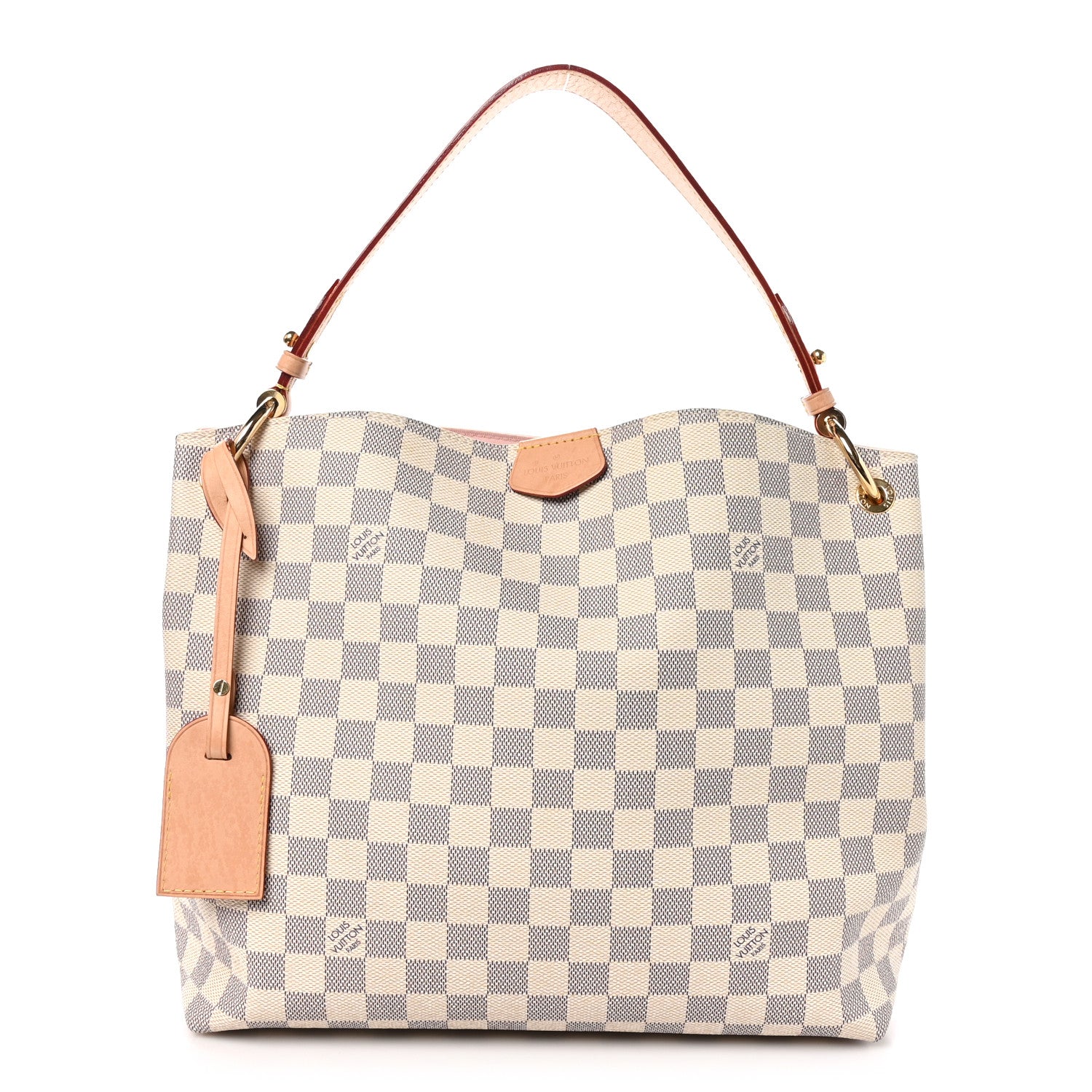Louis Vuitton Damier Azur Graceful PM Rose Ballerine 1 of 9