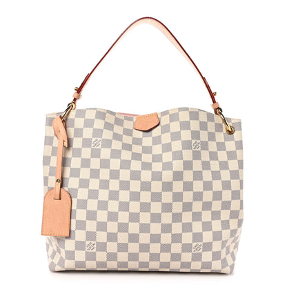 Louis Vuitton Damier Azur Graceful PM Rose Ballerine 1 of 9