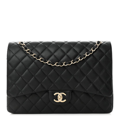 Chanel Caviar Quilted Maxi Double Flap Black 1 of 11