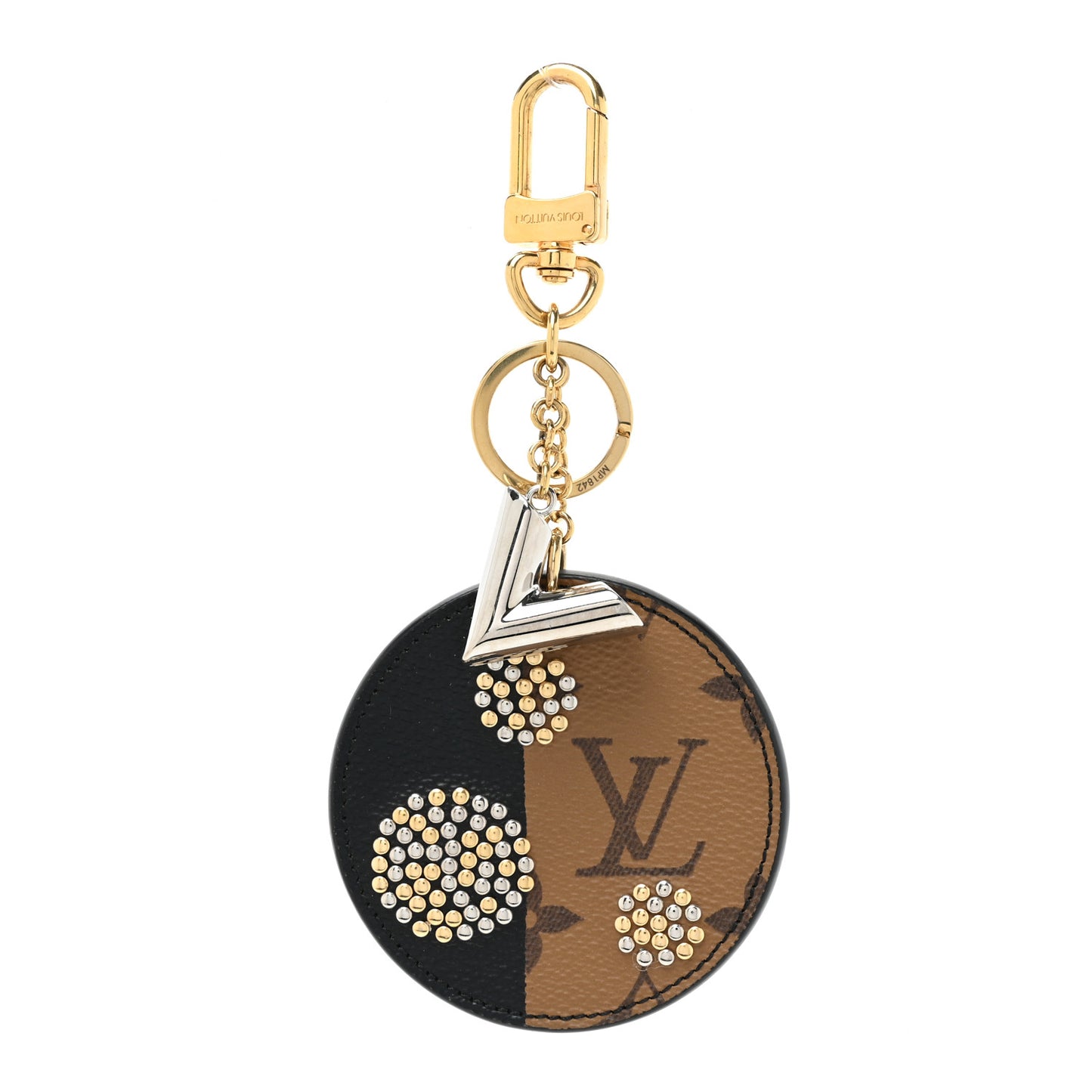 Reverse Monogram Night Lights Bag Charm Key Ring