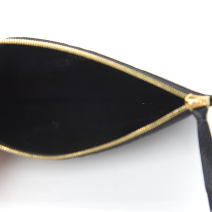 Louis Vuitton Empreinte Felicie Chain Wallet Zippered Insert Black 5 of 9