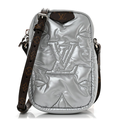 Louis Vuitton Econyl Monogram Pillow Phone Pouch Silver 1 of 9