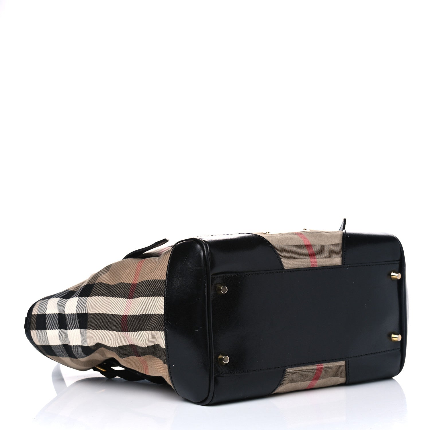 Burberry House Check Medium Canterbury Tote Black 3 of 13