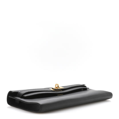 Hermes Swift Kelly Cut Clutch Pochette Black 4 of 8