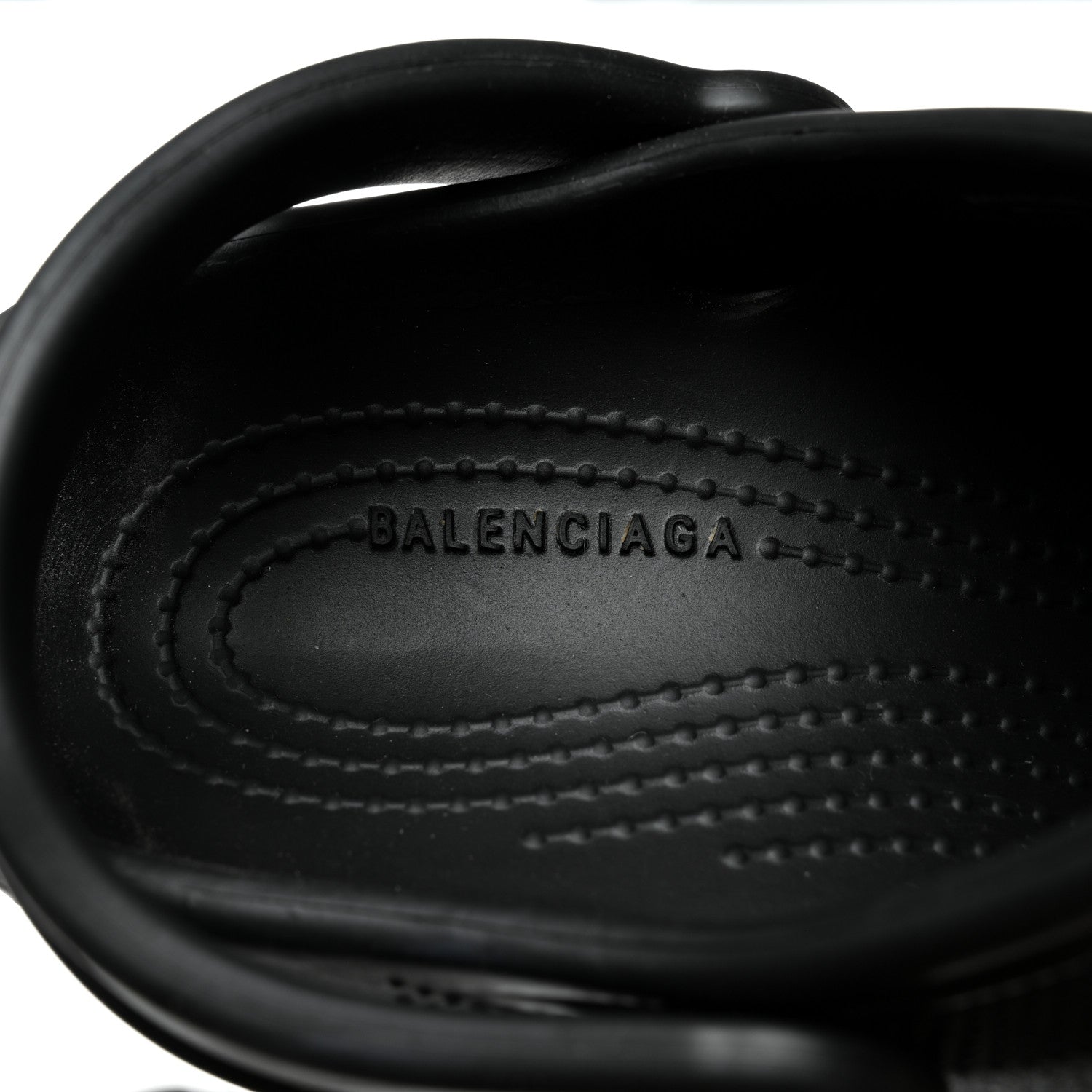 Balenciaga X CROCS Rubber Womens Madame 80 Sandals 37 Black 7 of 9