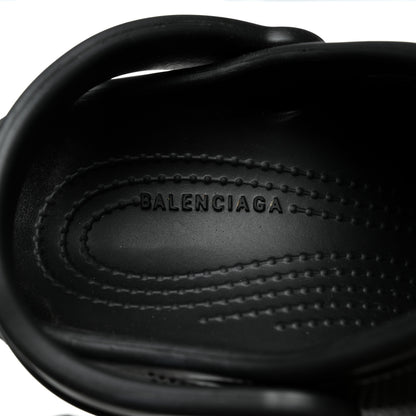 Balenciaga X CROCS Rubber Womens Madame 80 Sandals 37 Black 7 of 9