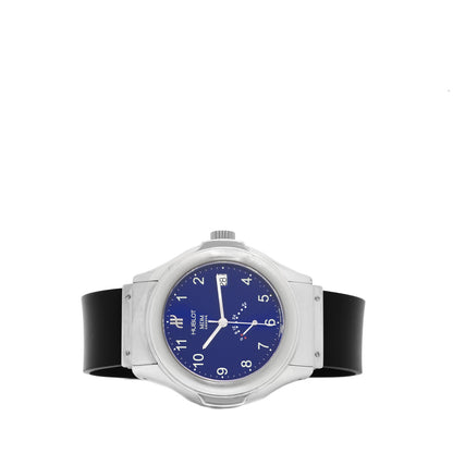 Hublot Stainless Steel Rubber 40mm MDM Automatic Watch Blue 1831.1 2 of 4