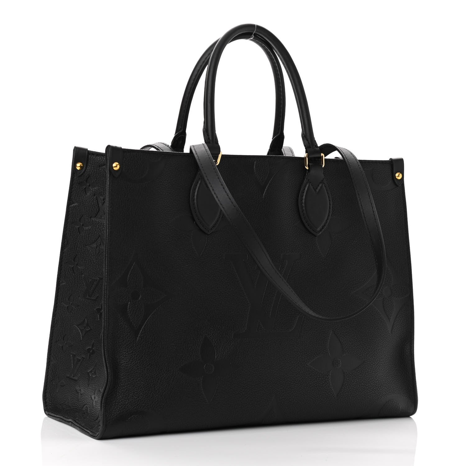 Louis Vuitton Empreinte Monogram Giant Onthego MM Black 3 of 11