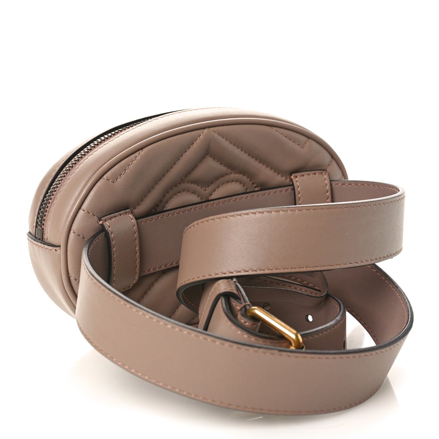 Calfskin Matelasse GG Marmont Belt Bag 95 38 Porcelain Rose