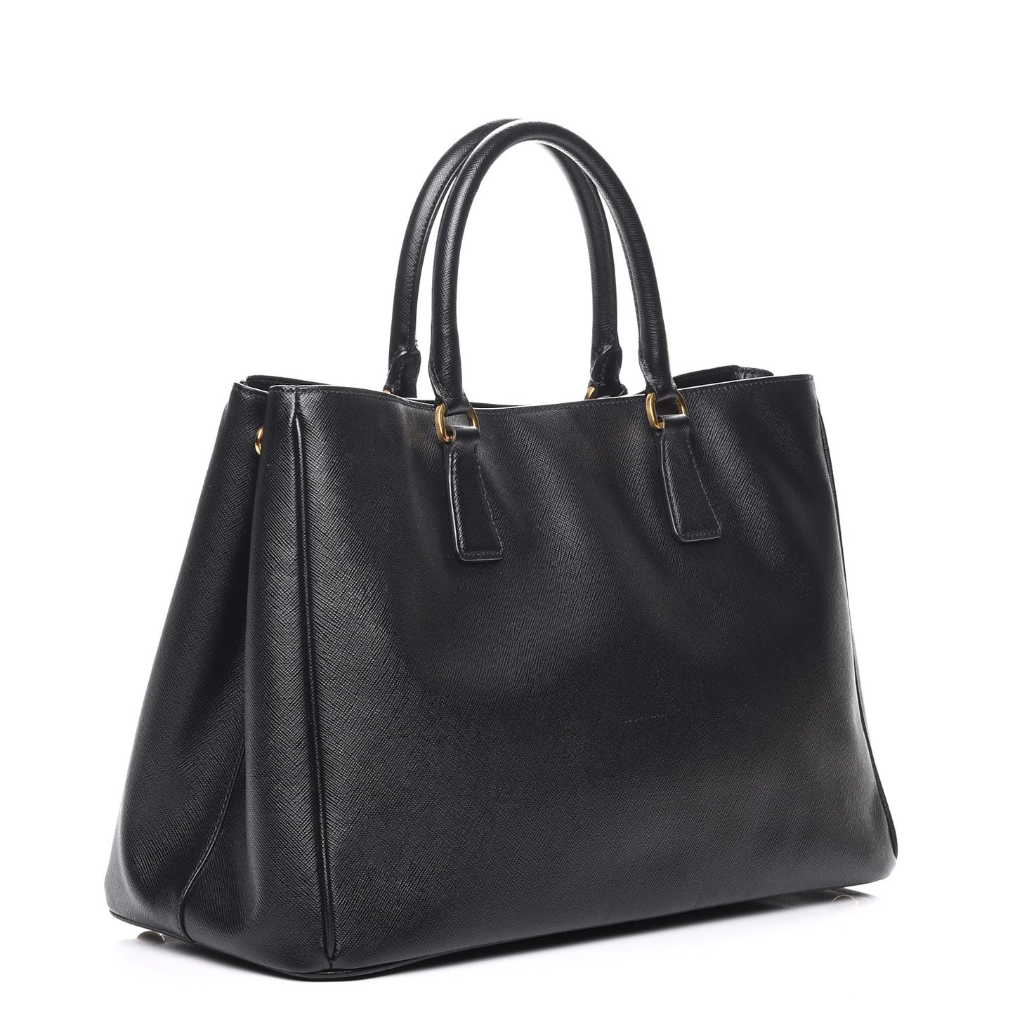 Saffiano Lux Large Tote Black
