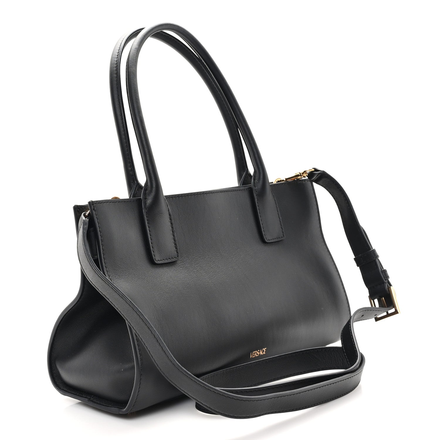 Versace Calfskin Medusa '95 Tote Bag Black 3 of 11