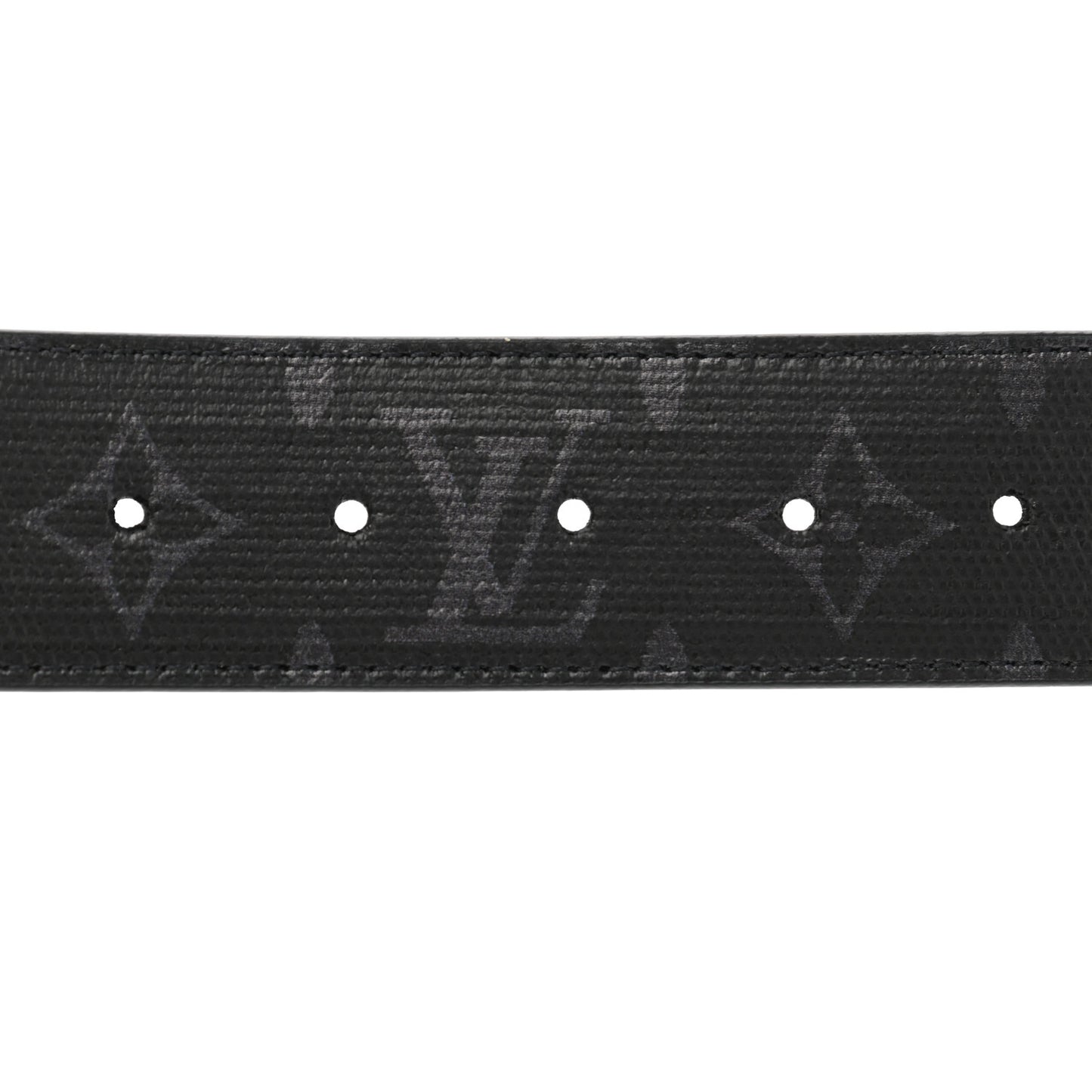 Monogram Eclipse Taiga 40mm LV Initiales Rainbow Reversible Belt 90 36