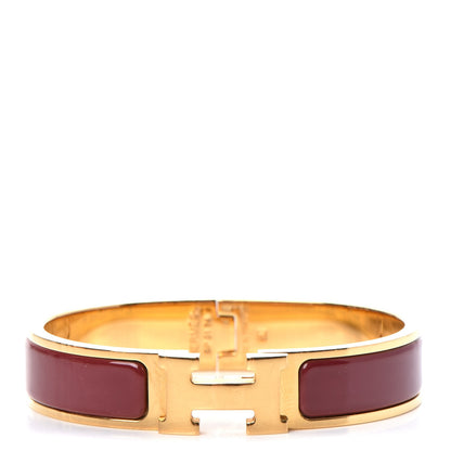 Hermes Enamel Narrow Clic Clac H Bracelet PM Muscat 1 of 5