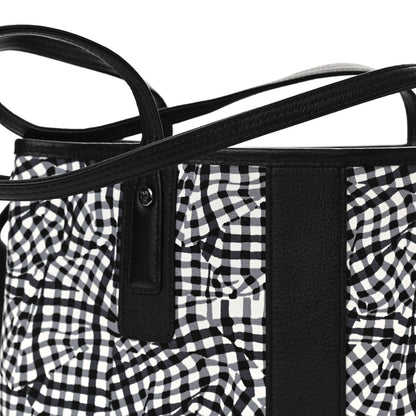 MCM Visetos Medium Liz Reversible Shopper Tote Black 16 of 16
