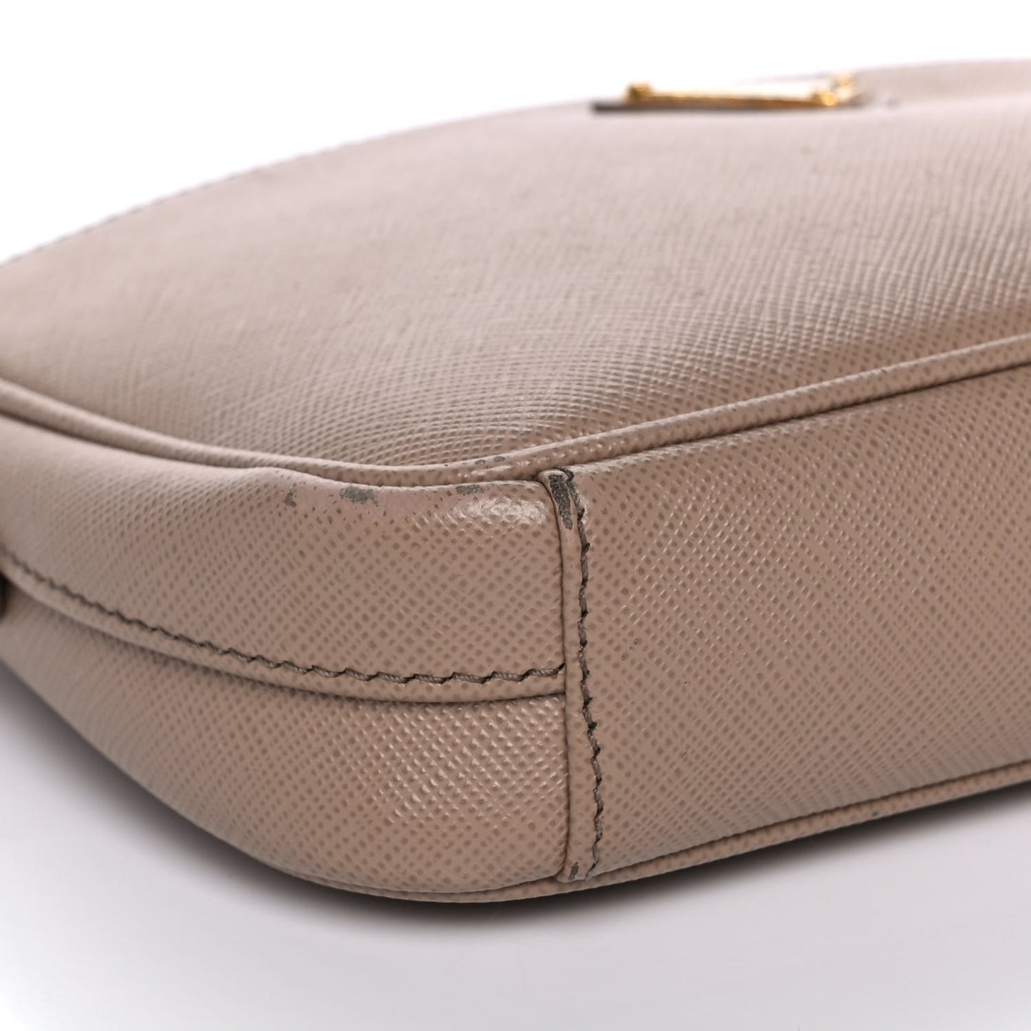 Saffiano Lux Re-Edition 2000 Shoulder Bag Cammeo