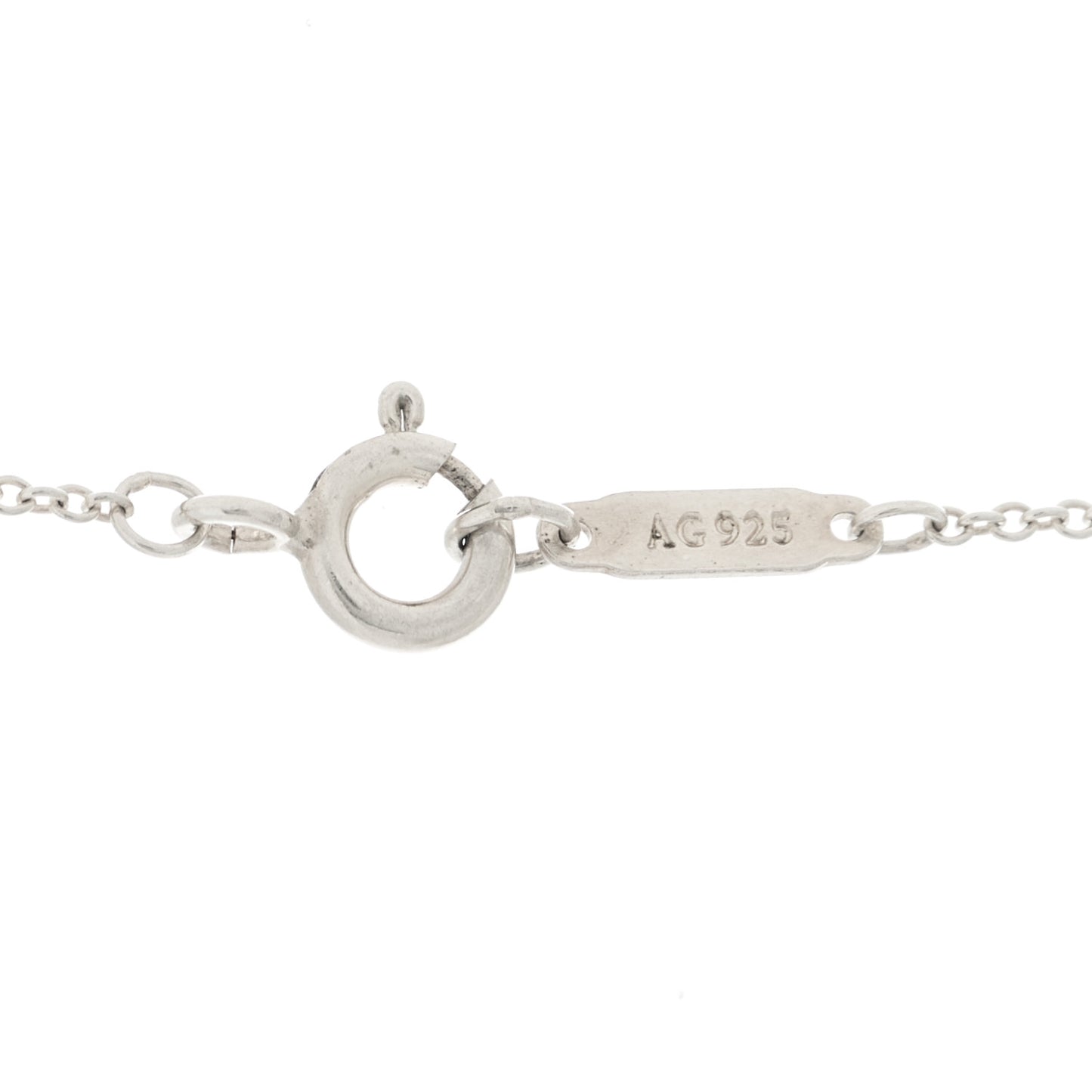 Sterling Silver 1837 Circle Pendant Necklace