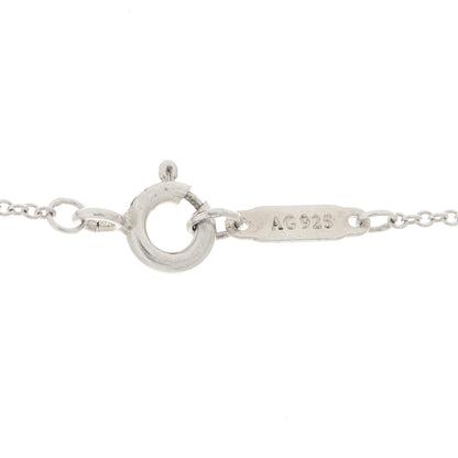 Tiffany Sterling Silver 1837 Circle Pendant Necklace 6 of 8