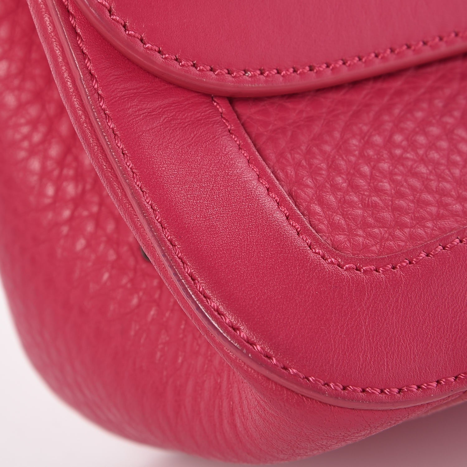 Christian Louboutin Grained Calfskin Sweet Charity Shoulder Bag Pink 8 of 9