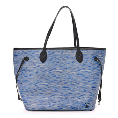 Louis Vuitton Epi Neverfull MM Denim Light 1 of 10