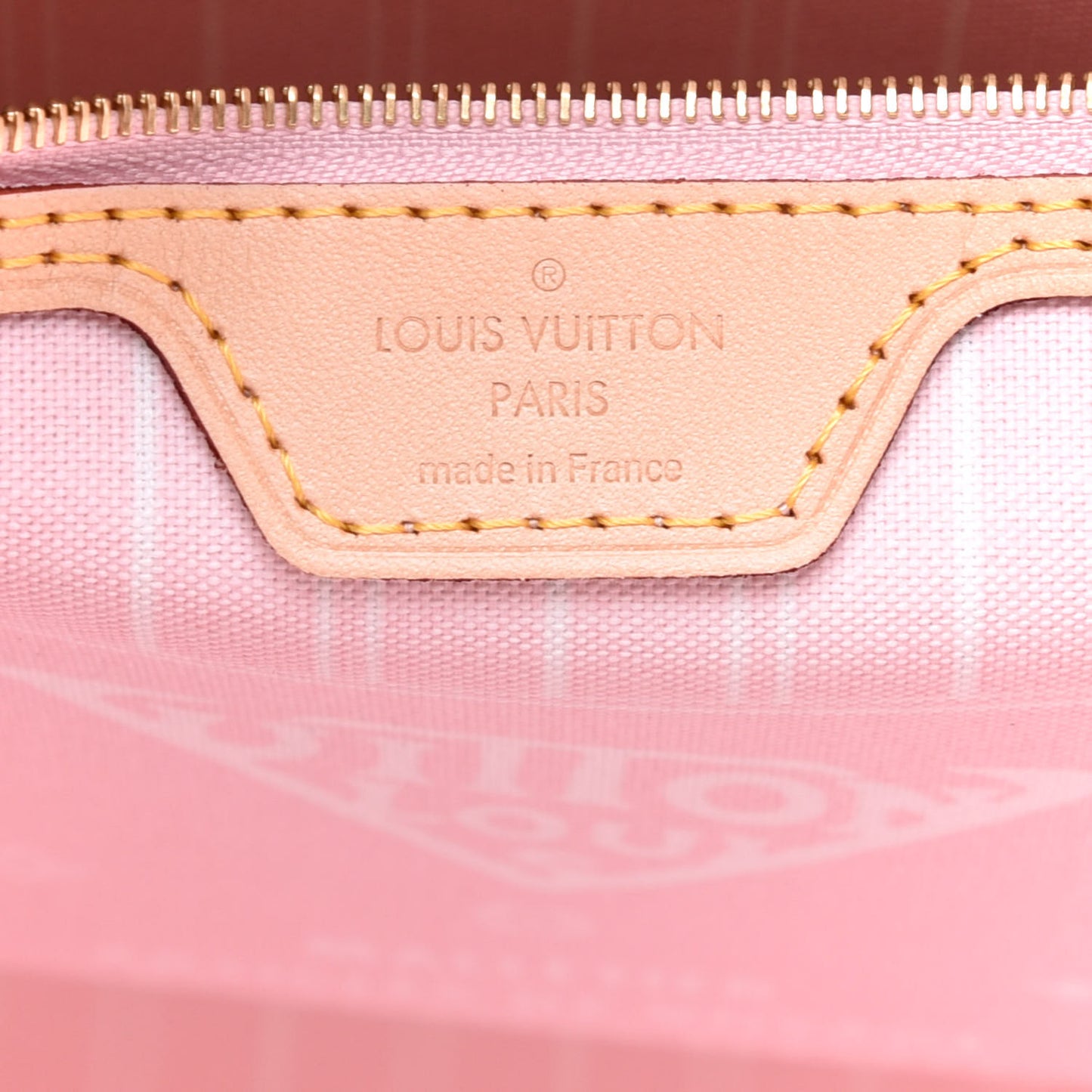 Monogram Giant By The Pool Neverfull MM Light Pink