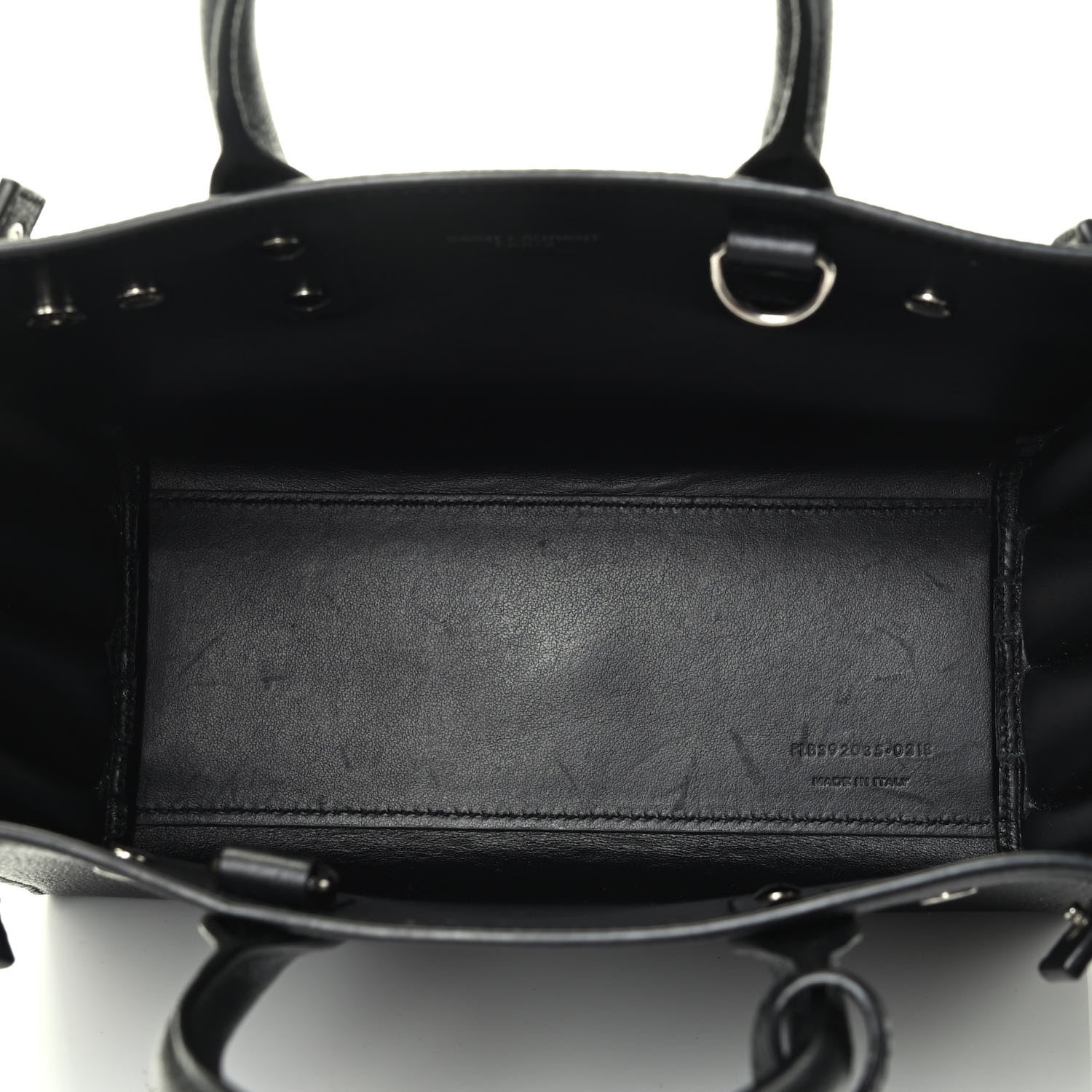 Saint Laurent Grained Calfskin Nano Sac De Jour Black 4 of 4