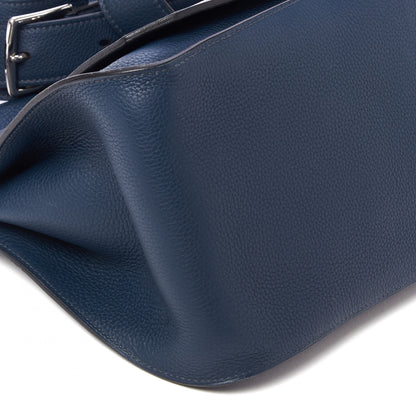 Hermes Taurillon Clemence Jypsiere 34 Bleu de Prusse 7 of 15