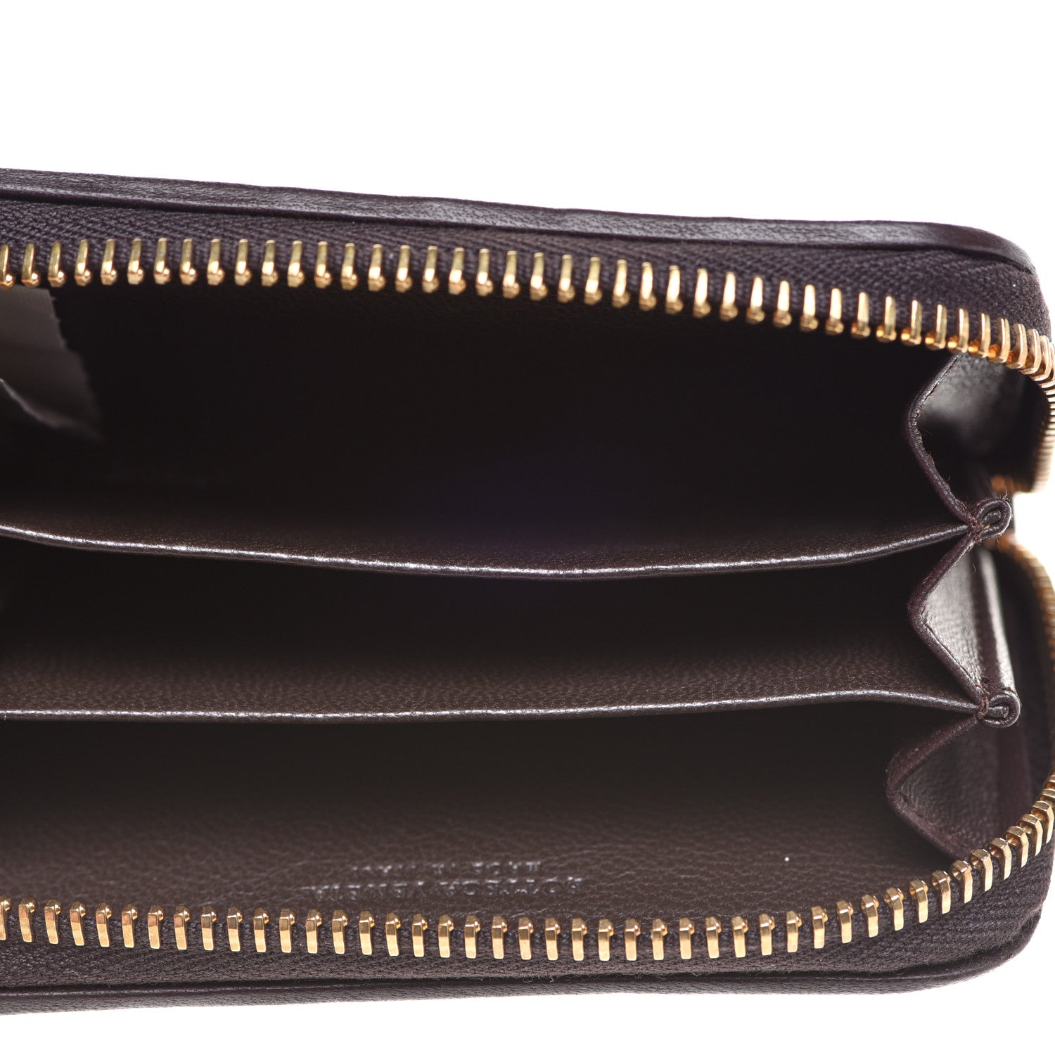 Bottega Veneta Nappa Intrecciato Zip Around Coin Purse Ebano 5 of 9