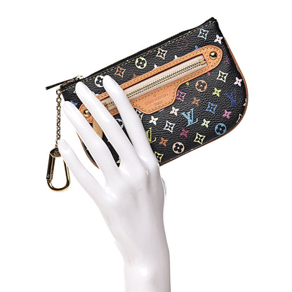 Louis Vuitton Monogram Multicolor Pochette Plate MM Black 2 of 9