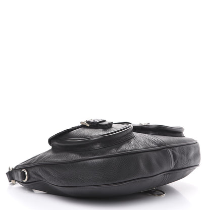 Prada Vitello Daino Hobo Black 3 of 10