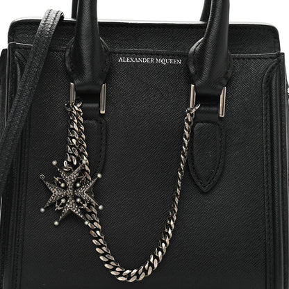 Alexander McQueen Grained Calfskin Small Heroine Black 9 of 14