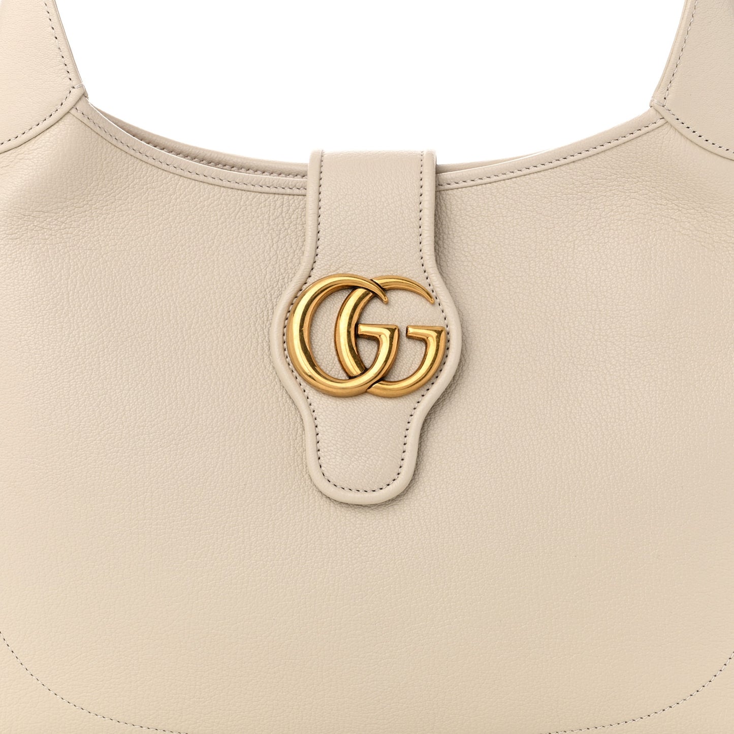 Goatskin Medium Aphrodite Shoulder Bag Mystic White