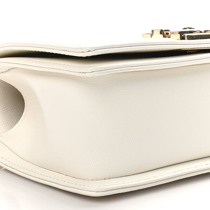 Chanel Caviar Quilted Small Boy Flap White 9 of 11