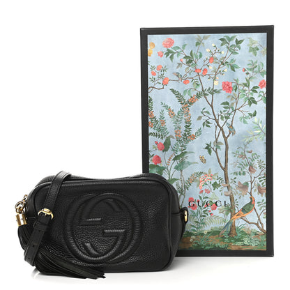 Gucci Pebbled Calfskin Small Soho Disco Bag Black 13 of 13