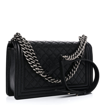 Chanel Caviar Quilted New Medium Boy Flap Black 2 of 12