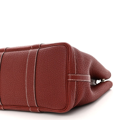 Hermes Negonda Garden Party Tote 30 TPM Rouge H 9 of 14