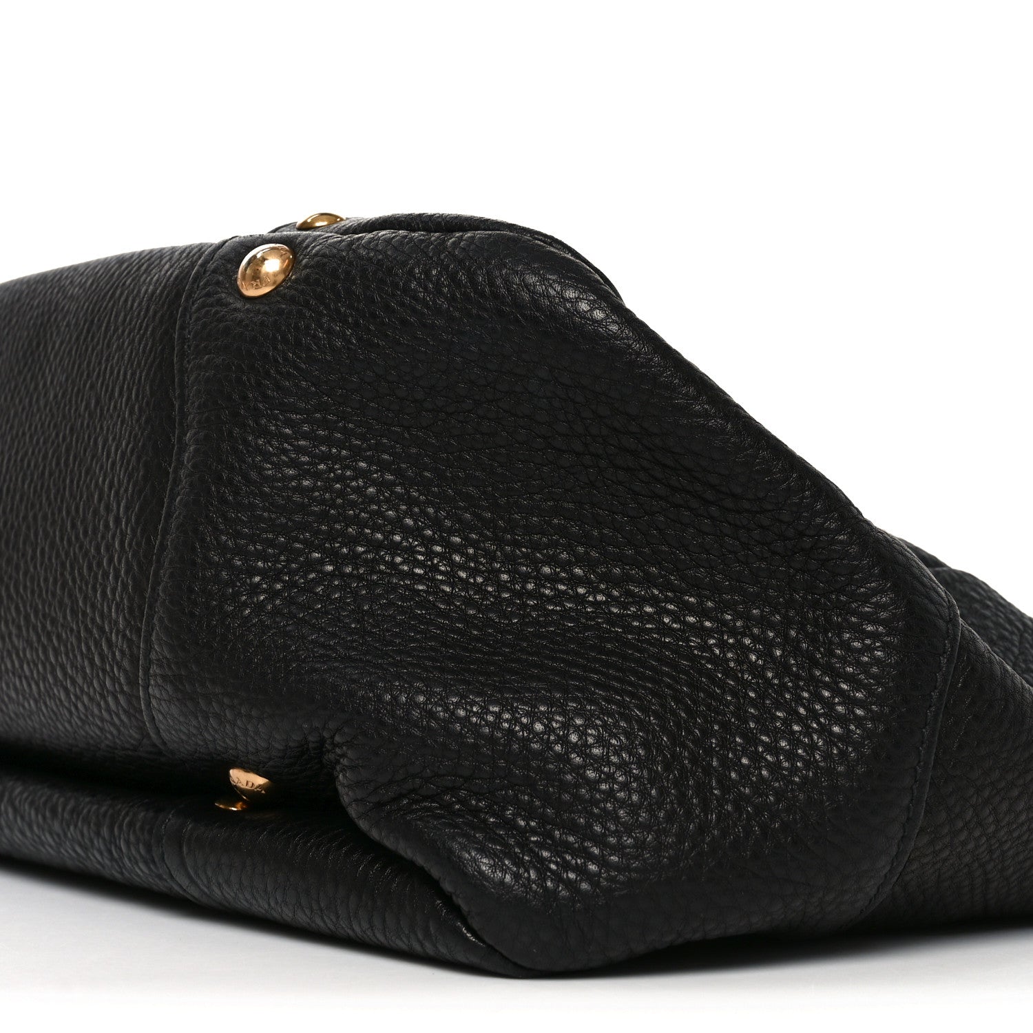 Prada Vitello Daino Pushlock Tote Black 17 of 17