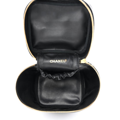 Chanel Caviar Vanity Cosmetic Case Black 5 of 13