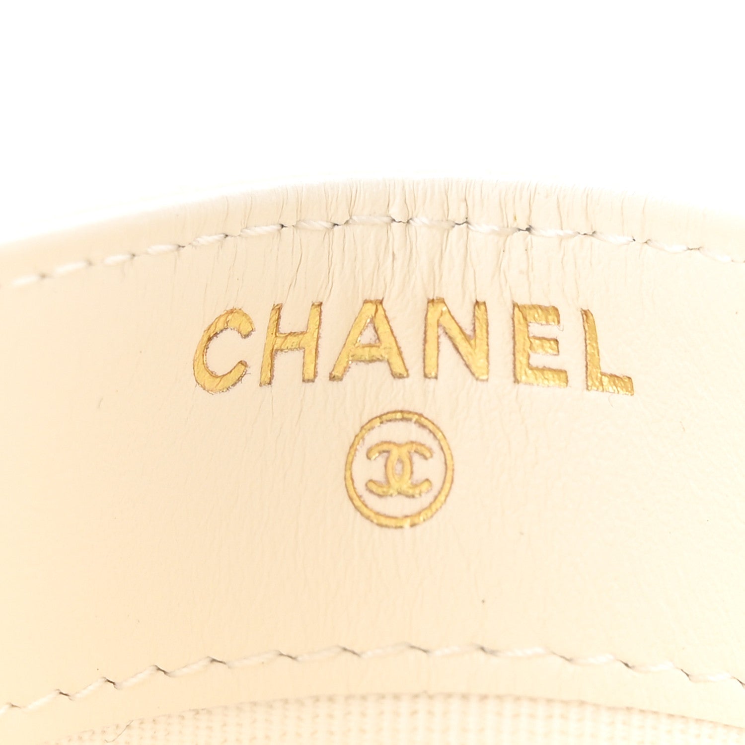 Chanel Caviar Quilted Timeless Multi Card Holder White 6 of 9