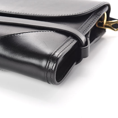 Burberry Polished Bridle Calfskin Katherine Crossbody Clutch Black 9 of 9