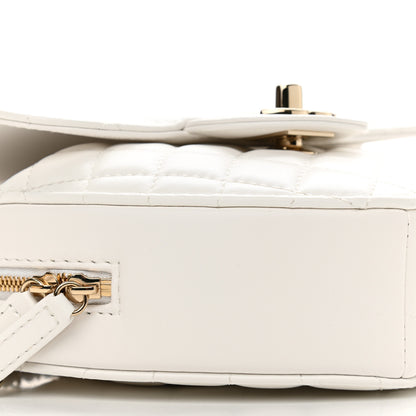 Chanel Lambskin Quilted CC In Love Heart Bag White 9 of 11