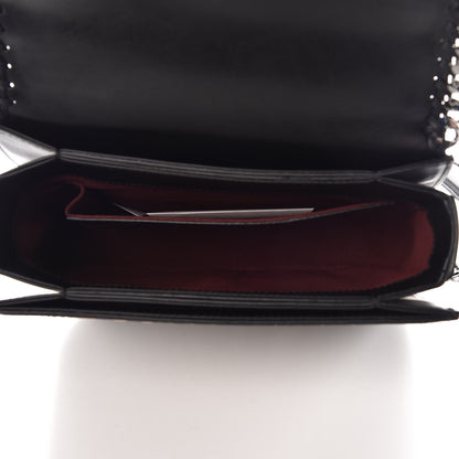 Stella McCartney Eco Alter Suede Falabella Embellished Box Shoulder Bag Black 5 of 7