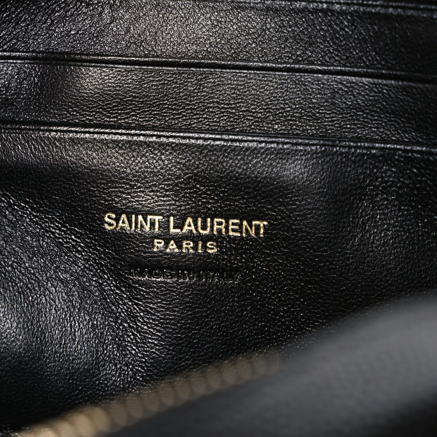 Grain De Poudre Matelasse Monogram Mini Lou Camera Bag Black