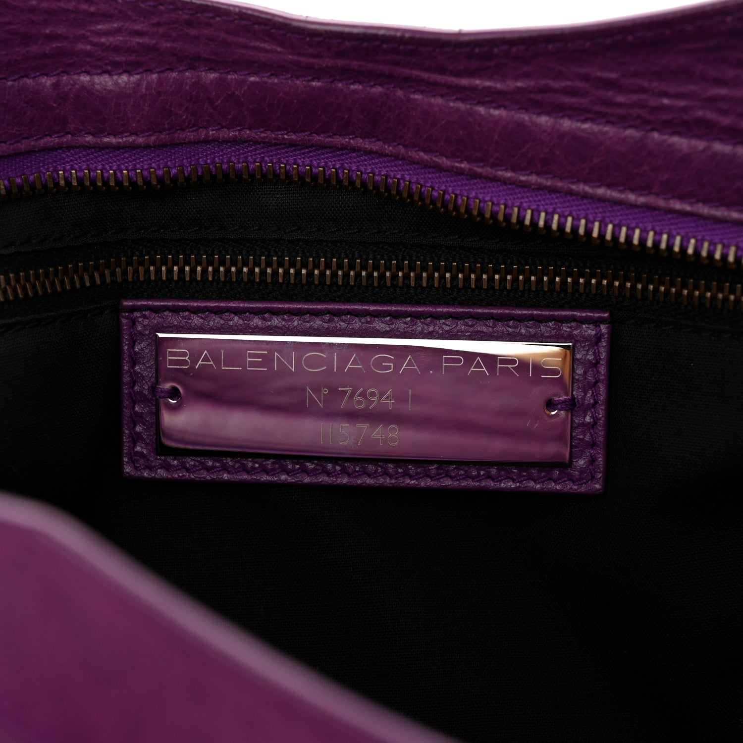 Balenciaga Agneau Classic Hardware City Ultraviolet 7 of 12