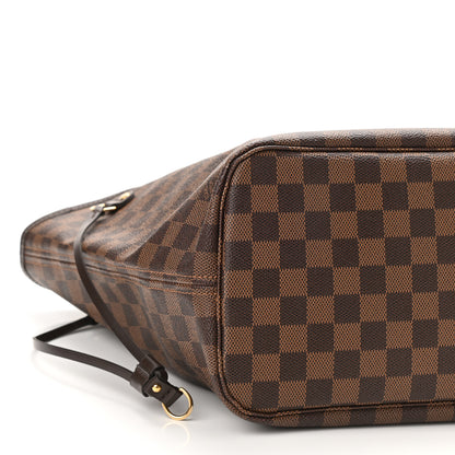 Louis Vuitton Damier Ebene Neo Neverfull MM Rose Ballerine 9 of 10