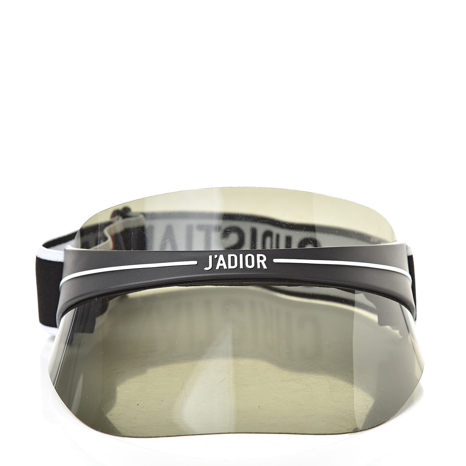 Christian Dior Mirrored DiorClub1 Sun Visor Black 3 of 7