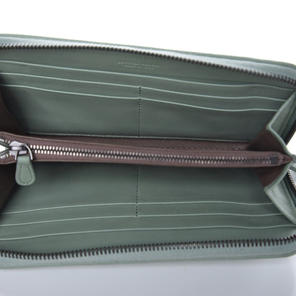 Bottega Veneta Nappa Intrecciato Zip Around Wallet New Sage 5 of 10