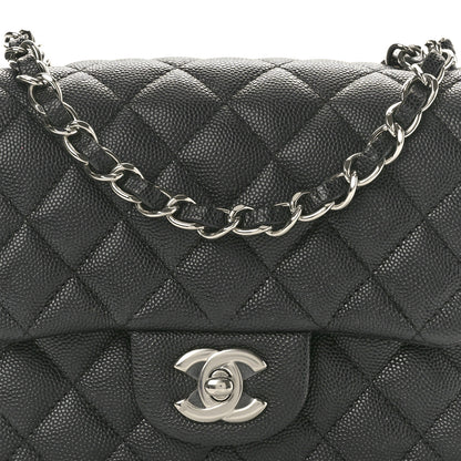 Chanel Caviar Quilted Mini Square Flap Black 8 of 10
