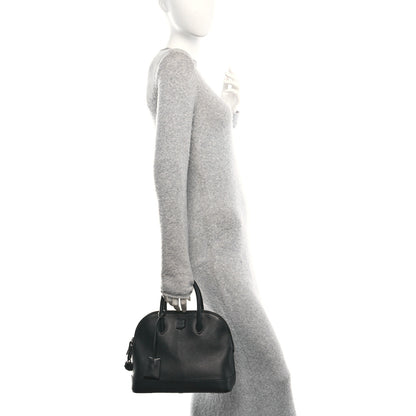 Balenciaga Calfskin LED Logo Projector Top Handle Bag Black 2 of 14