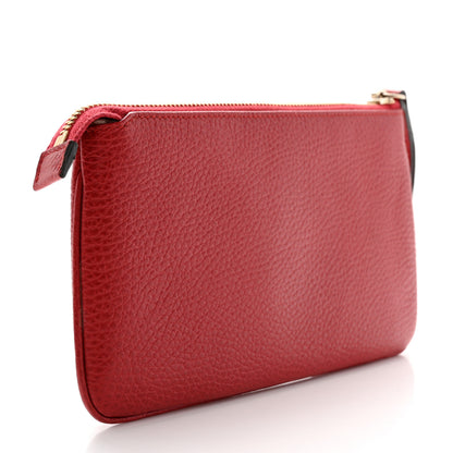 Gucci Dollar Calfskin Swing Wristlet Wallet Red 3 of 13