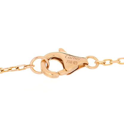 Cartier 18K Pink Yellow White Gold Trinity Heart Bracelet 3 of 3